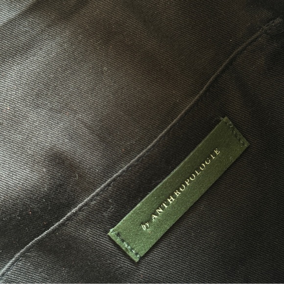 Anthropologie Green and Black Floral Bag - Picture 7 of 7